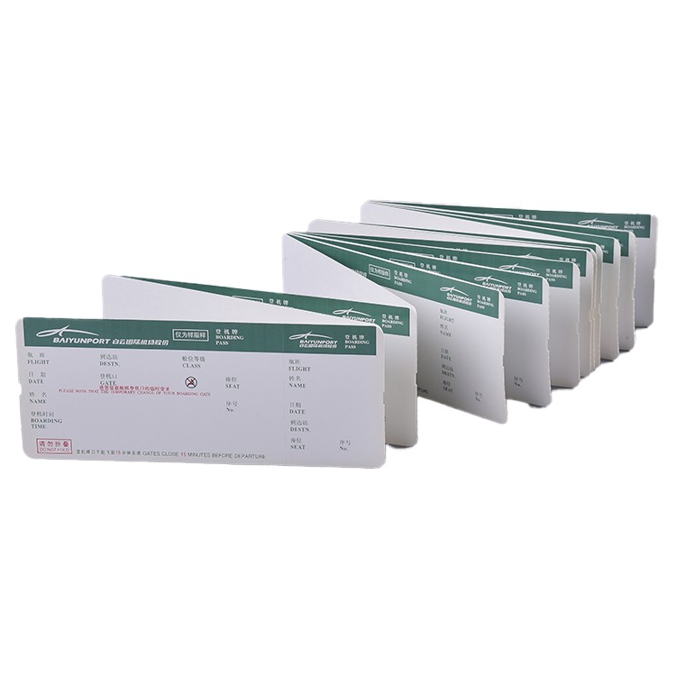 Plastreduktion i luftfartsindustrin: Paper Boarding Pass och nedbrytbara bagage -taggar